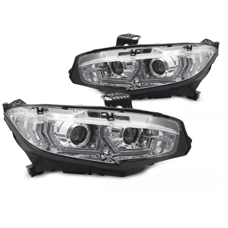 Achetez Aujourd’hui Phare LED Chrome DRL Seq pour Honda Civic X 2016-2021