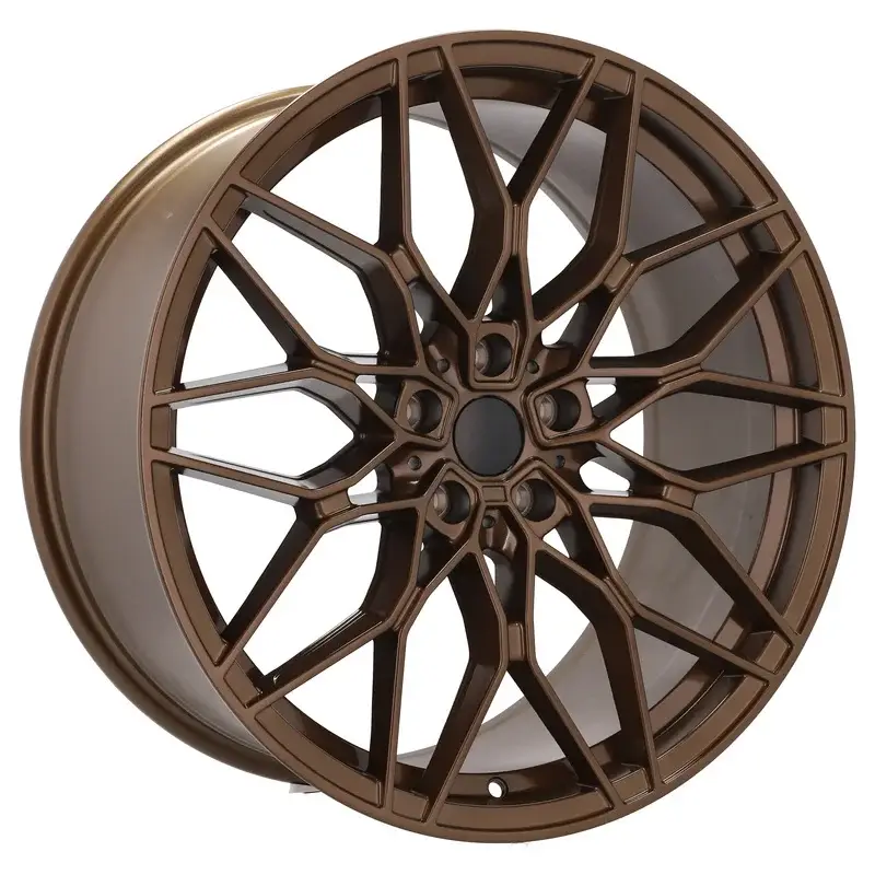 Nouvelle Collection 4 jantes 8.5 20 5x120 design BMW Fluotournage Brun Brillant