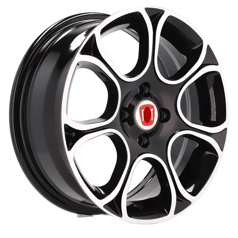 Quantité Limitée 4 jantes 6.0 15 4x98 design FiatNoir Brillant