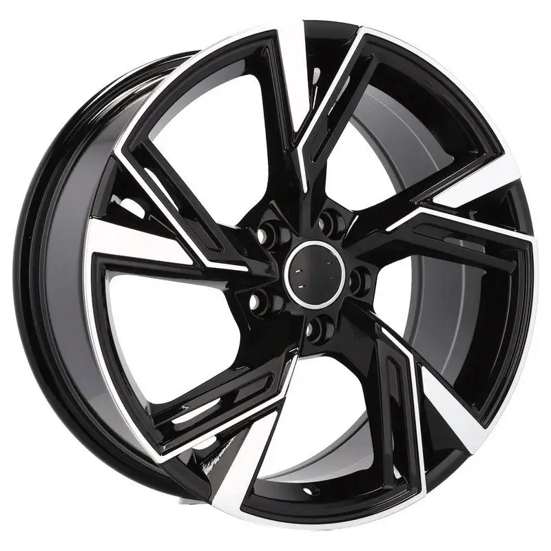 4 jantes 8.5 19 5x112 design Audi Fluotournage Noir Brillant Prix Cassé