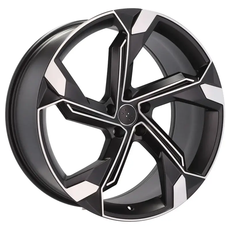 Livraison Express 4 jantes 10.0 22 5x112 design AudiNoir Brillant