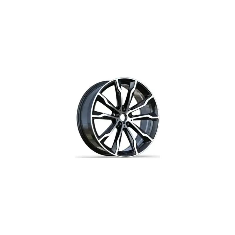 4 jantes 8.0 20 5x112 design BMW Fluotournage Noir Brillant Expédition Rapide