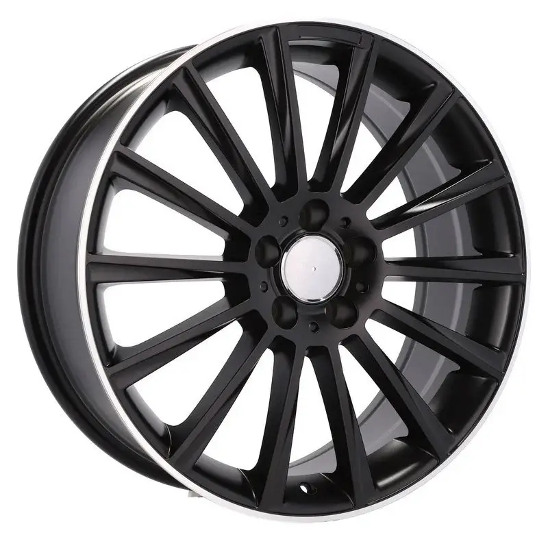 Prix Cassé 4 jantes 8.5 19 5x112 design Mercedes Fluotournage Noir Brillant