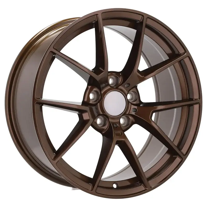 Super Prix 4 jantes 8.5 20 5x120 design BMW Fluotournage Brun Brillant