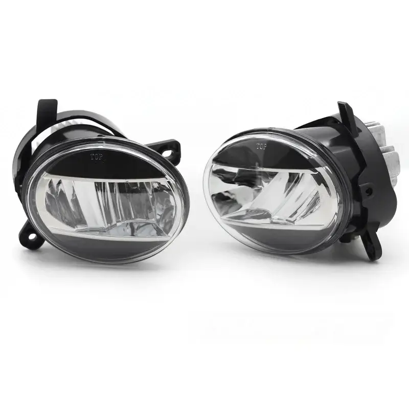 Feux de Brouillard LED Noirs Clairs pour Audi A4 B8 08-11 / A6 C6 09-11 / Q5 08-16 Nouvel Arrivage