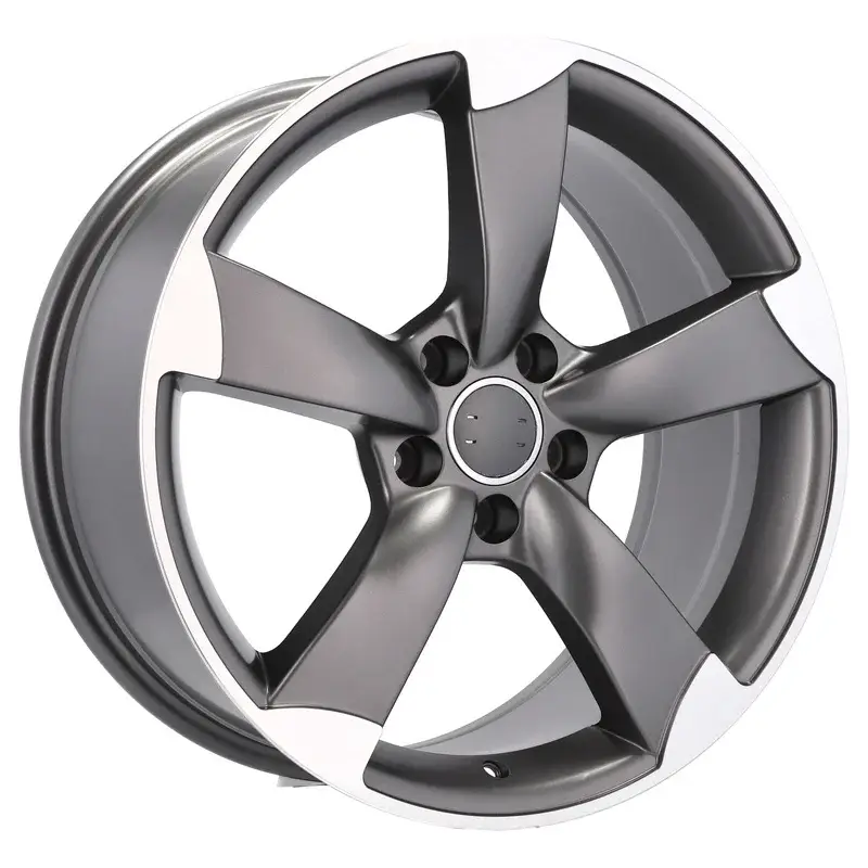4 jantes 8.0 18 5x112 design Audi Fluotournage Gris Mat Offre Spéciale
