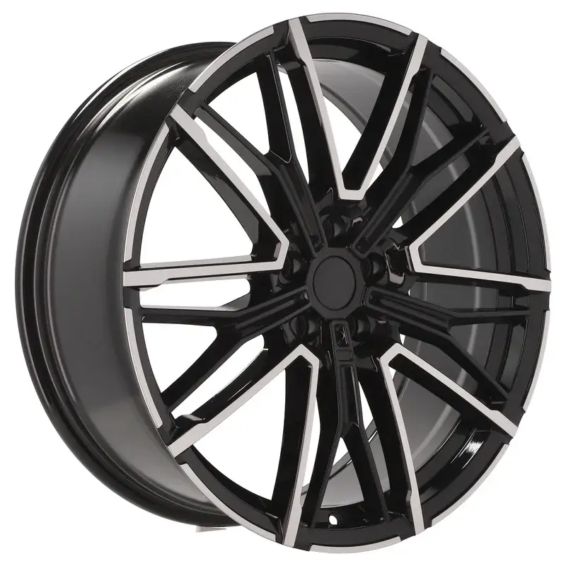 Paiement Sécurisé 4 jantes 8.0 18 5x120 design BMW Fluotournage Noir Brillant