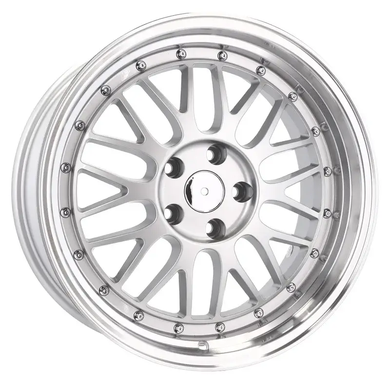 Authentique 4 jantes 7.5 17 5x120Argent Brillant