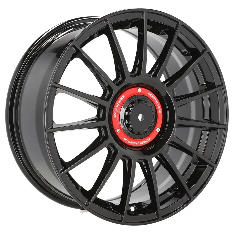 4 jantes 7.5 17 5x112Noir Brillant Petit Prix