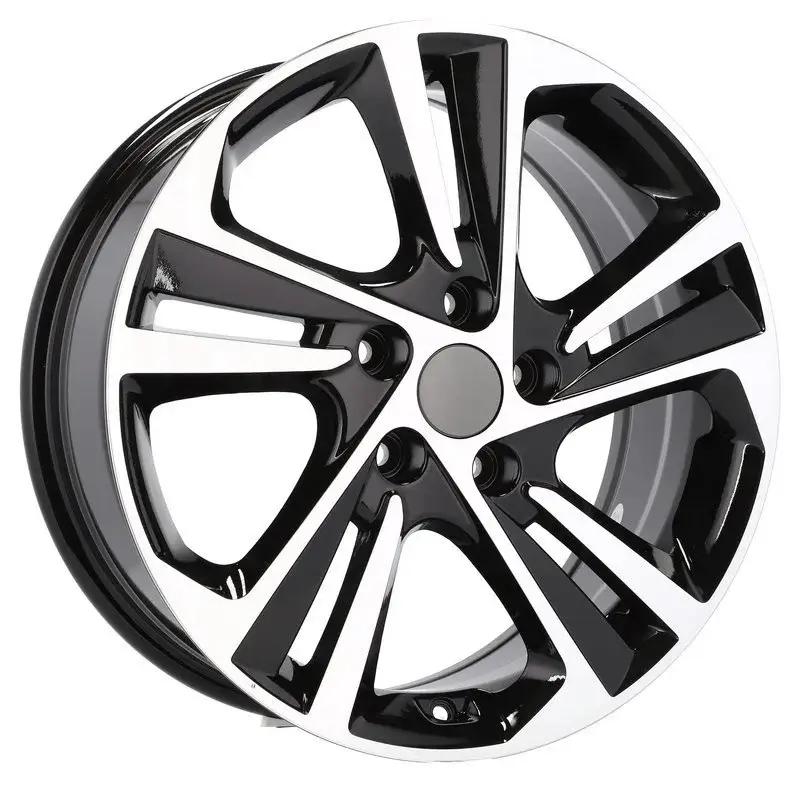 4 jantes 6.0 15 5x114.3 design HyundaiNoir Brillant Promotion Saisonnière