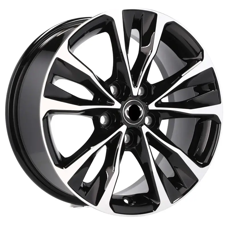Livraison Gratuite 4 jantes 7.0 17 5x114.3 design ToyotaNoir Brillant