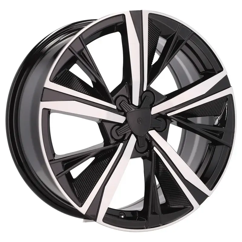 Bon Plan 4 jantes 7.5 18 5x108 design PeugeotNoir Brillant