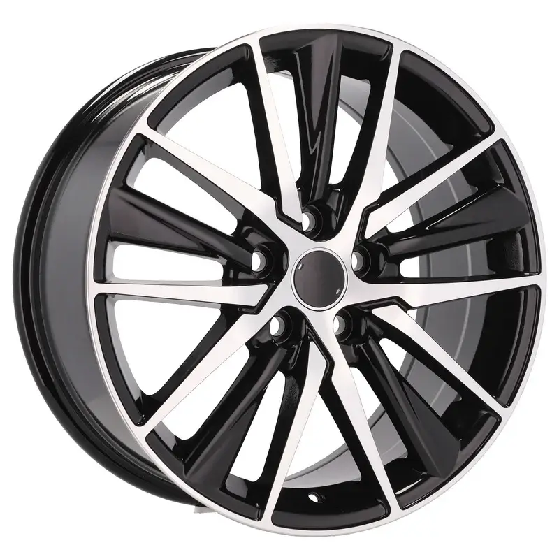Acheter Direct 4 jantes 7.5 17 5x114.3 design Toyota Fluotournage Noir Brillant