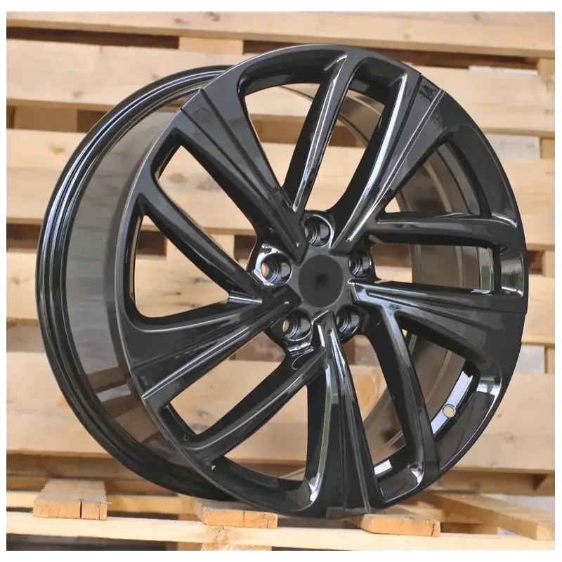 4 jantes 8.0 19 5x112 design Volkswagen Fluotournage Noir Brillant Meilleur Choix