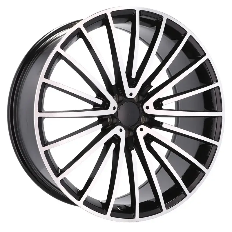 4 jantes 8.5 18 5x112 design MercedesNoir Brillant Meilleur Choix