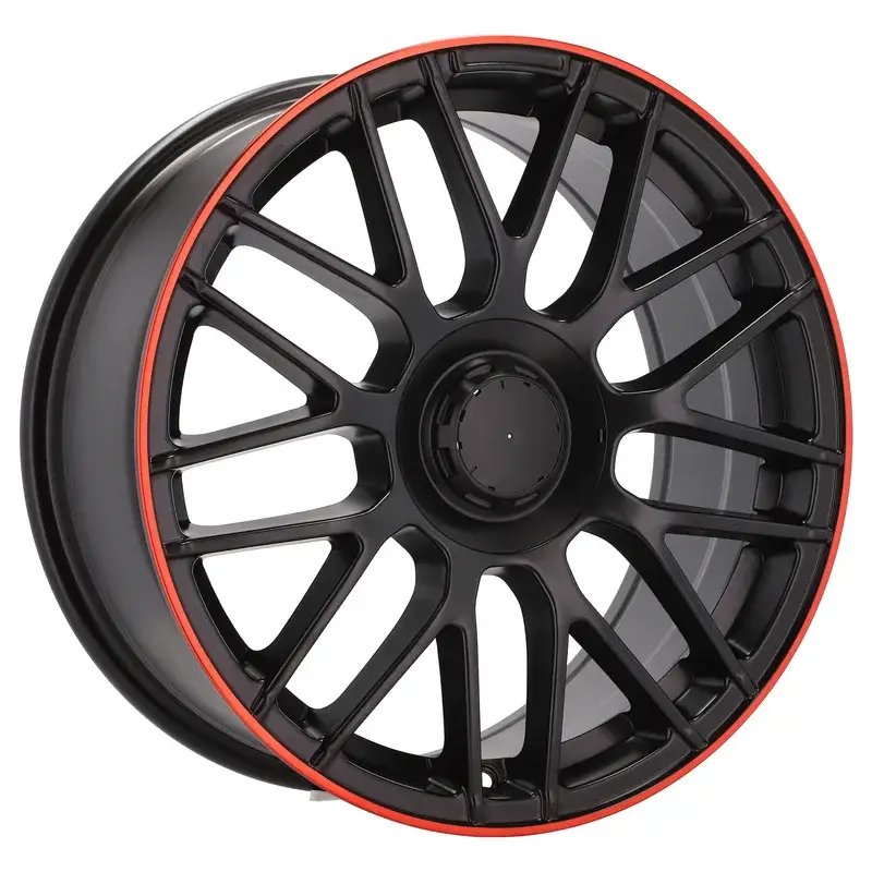 4 jantes 8.5 18 5x112 design MercedesNoir Mat Expédition Rapide