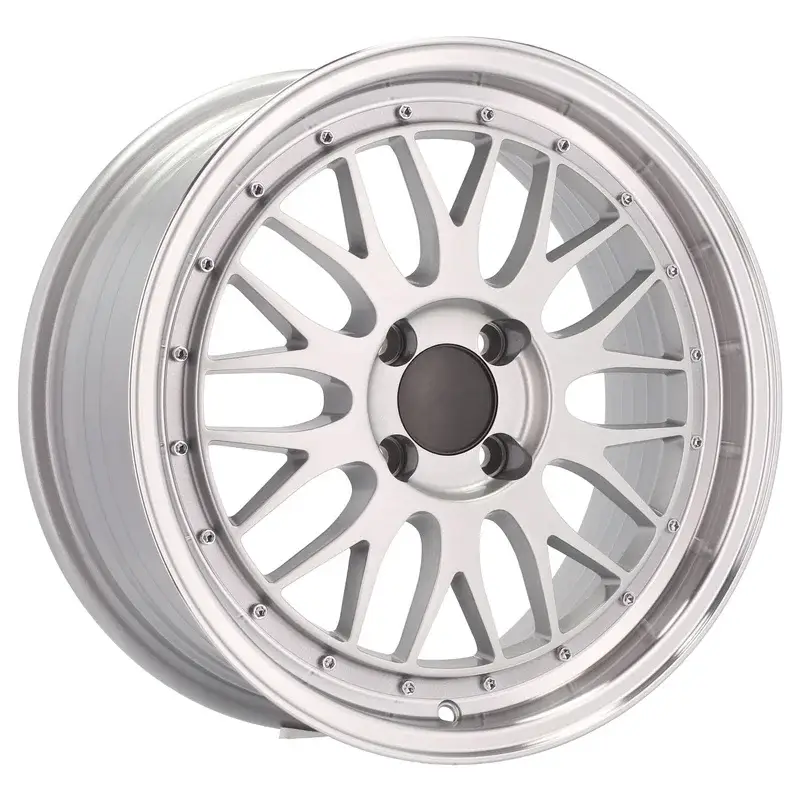 Quantité Limitée 4 jantes 7.5 17 4x100 Fluotournage Argent Brillant