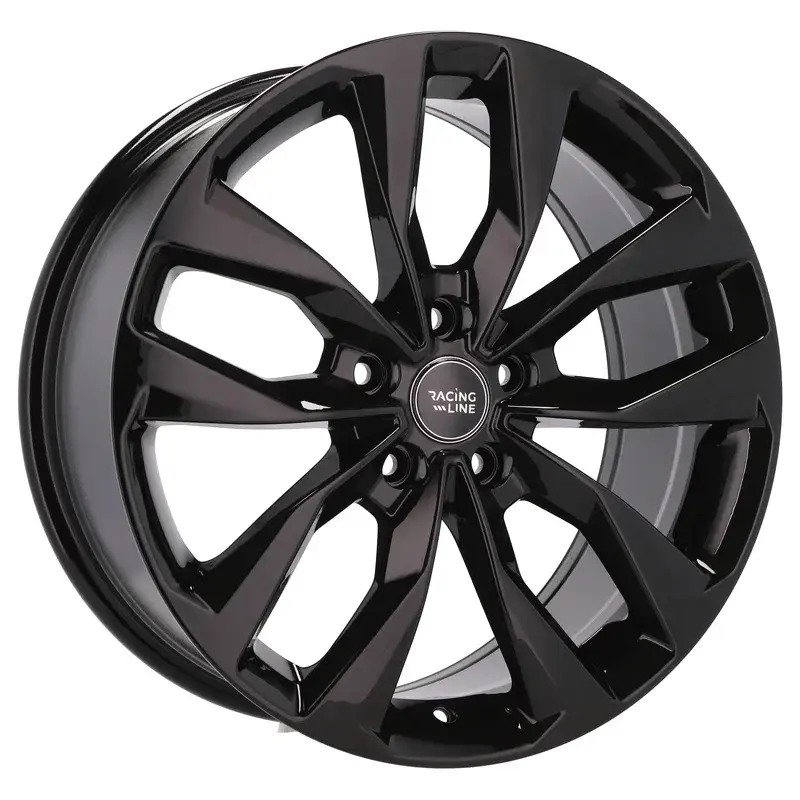4 jantes 6.5 16 5x105Noir Brillant Meilleur Choix