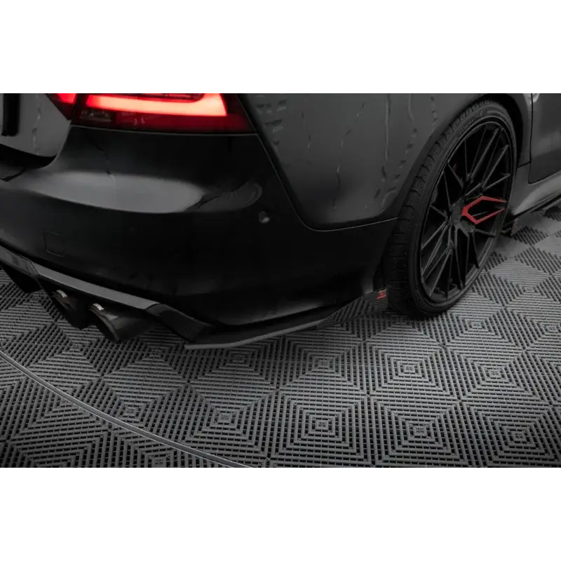 Livraison Gratuite Street Pro Rear Side Splitters + Flaps Audi A7 S-Line C7