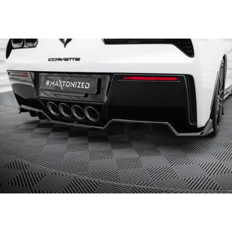 Promotion Saisonnière Central Rear Splitter (with vertical bars) Chevrolet Corvette C7
