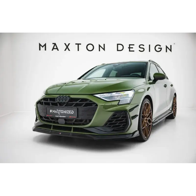 Seulement Aujourd’hui Front Splitter V.3 Audi S3 Sportback / A3 S-line Sportback8Y Facelift
