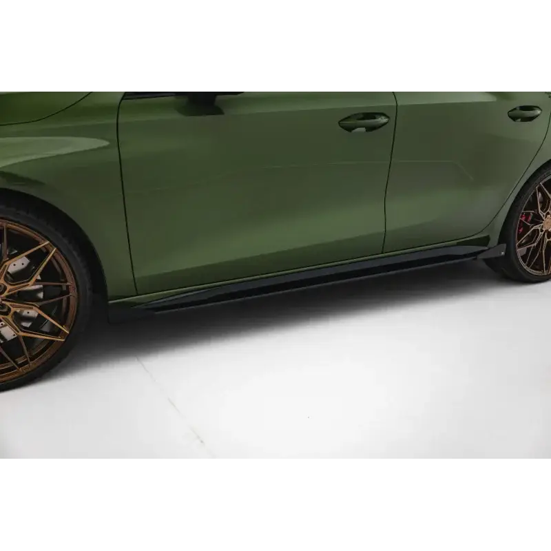 Street Pro Side Skirts Diffusers + Flaps Audi S3 Sportback / A3 S-line Sportback 8Y Facelift Promotion