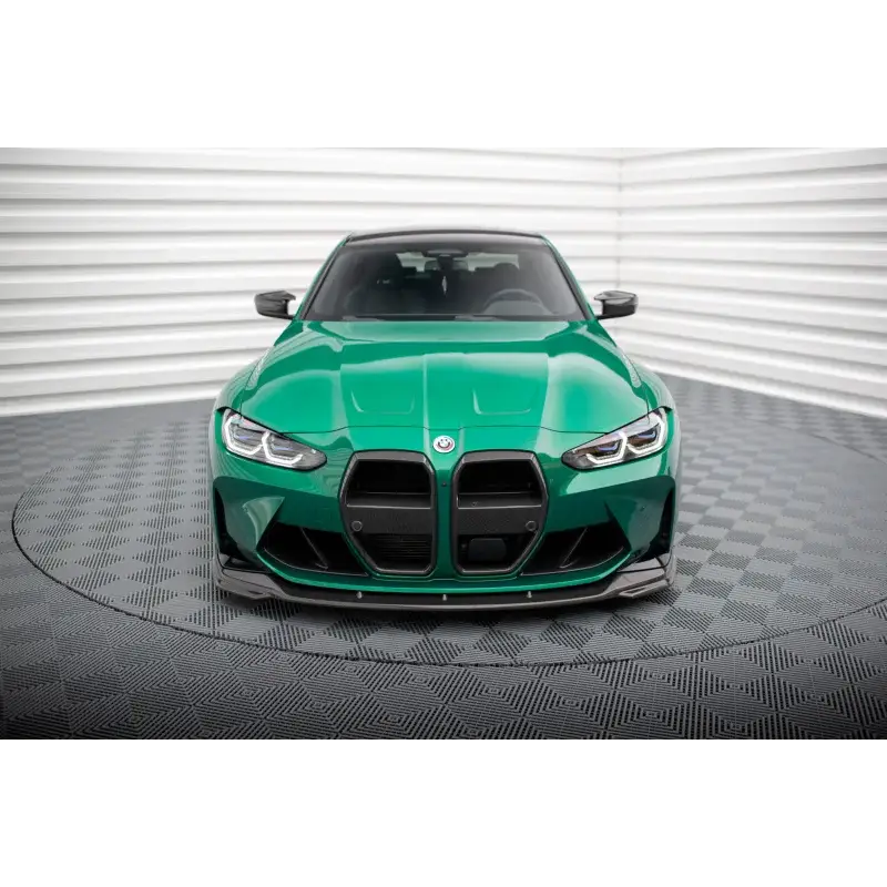 Prepreg Carbon Fiber Front Splitter V.2 BMW M3 Sedan / Touring G80 / G81 Nouvelle Collection