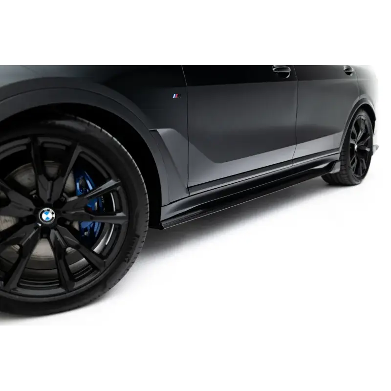 Prepreg Carbon Fiber Side Skirts BMW X7 M-Pack G07 Facelift Meilleure Vente