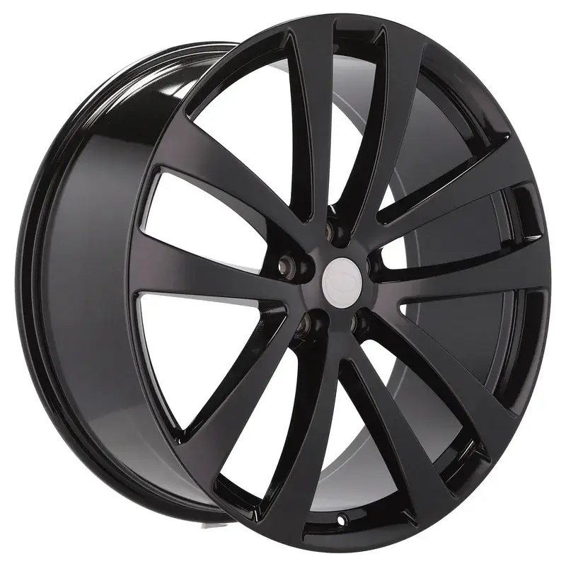 4 jantes 9.5 23 5x120 design Land RoverNoir Brillant Livraison Express