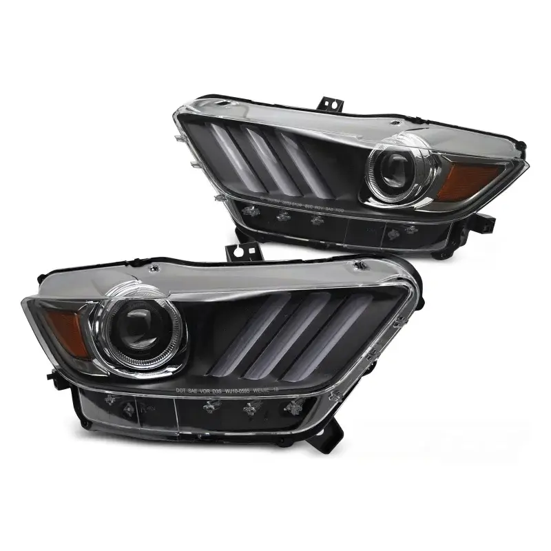 Phare Xenon LED Noir pour Ford Mustang 2014-2017 Prix Choc