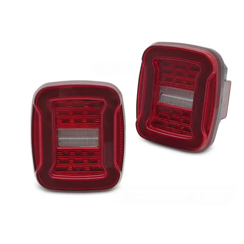 Prix Bas Feux LED Rouge Blanc Avant pour JEEP WRANGLER YJ 91-96 / TJ 96-06