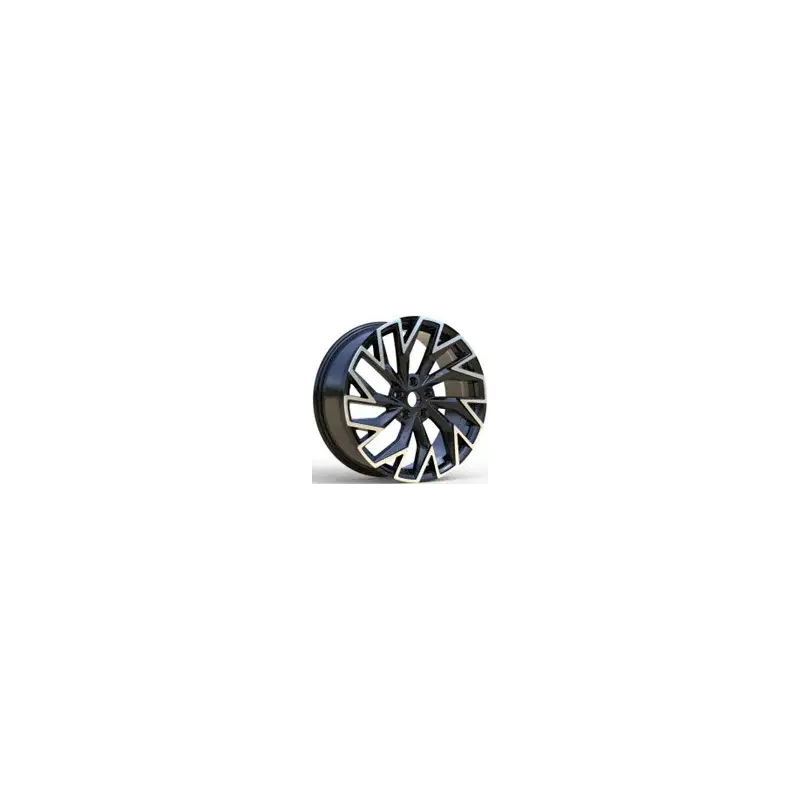 4 jantes 8.0 19 5x112 design Skoda Fluotournage Noir Brillant Offre Spéciale