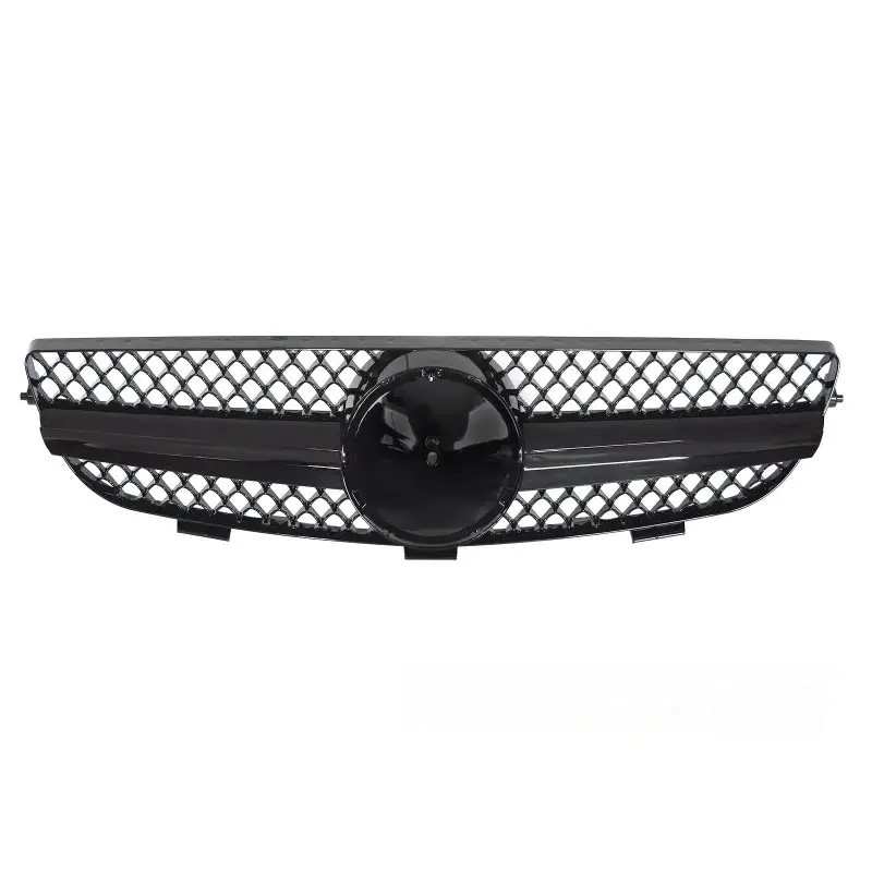 Grille Sport Brillante Noire pour Mercedes CLK W209 2003-2010 Paiement Sécurisé