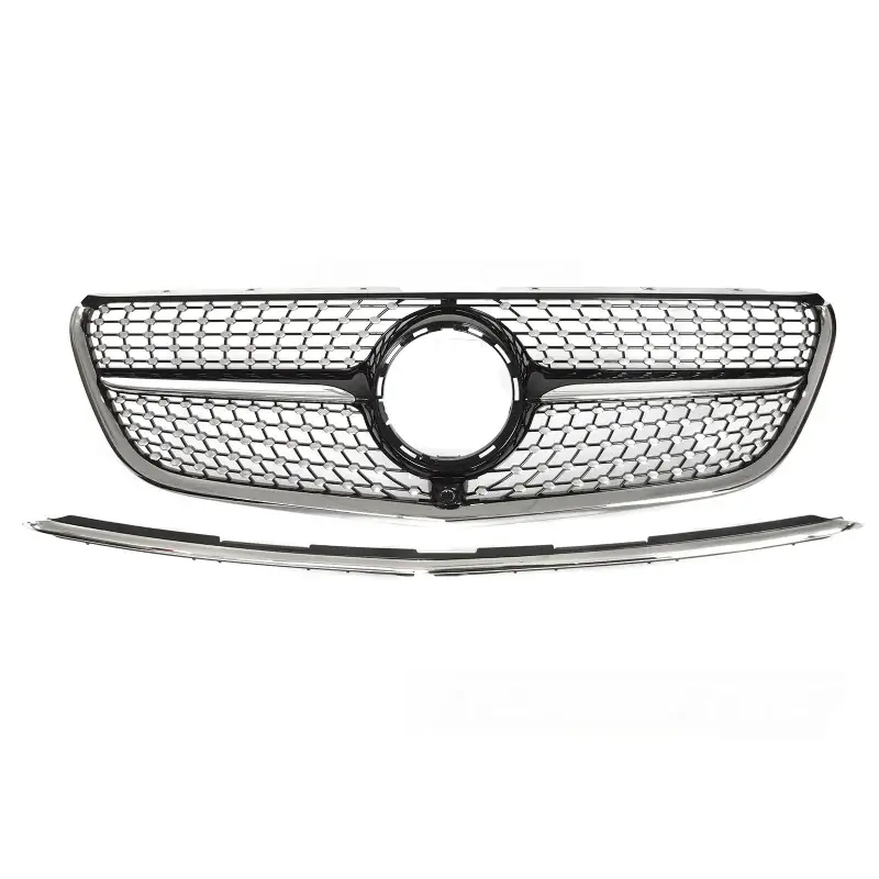 Nouveauté Grille Diamond Black Chrome Avant pour Mercedes Vito W447 14-19