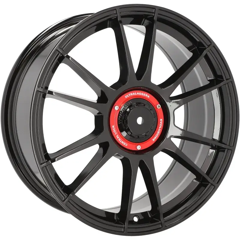 4 jantes 8.0 18 5x114.3 Fluotournage Noir Brillant Acheter Direct