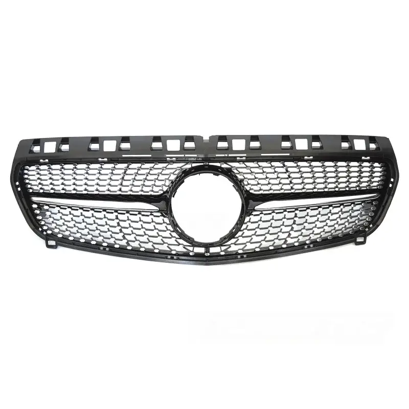 Grille Diamond Black Chrome Avant pour Mercedes W176 2012-2015 Solde