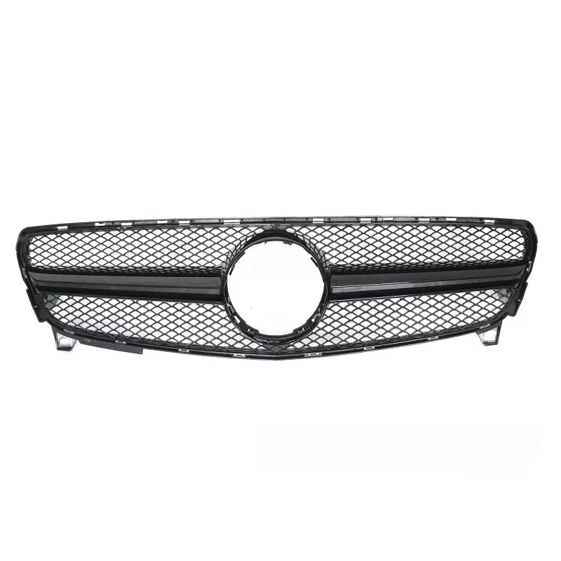 Grille Noire Brillante Avant pour Mercedes W176 2015-2018 Pas Cher