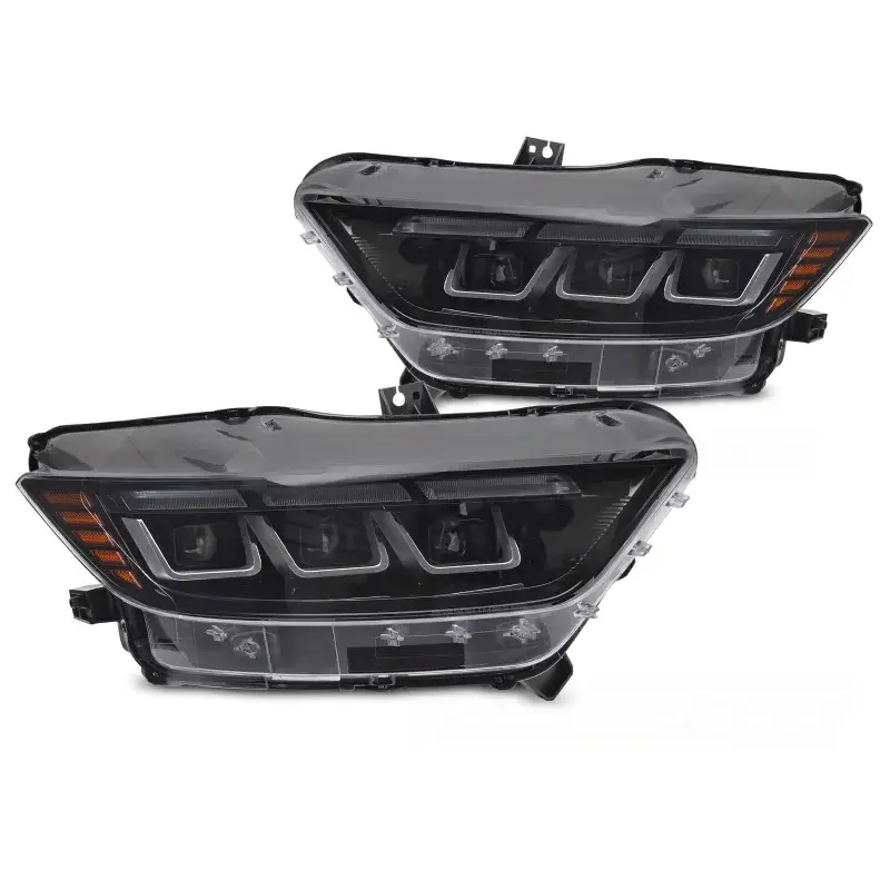 Certifié Feux Avant Full LED Seq DRL pour Ford Mustang 2014-2017