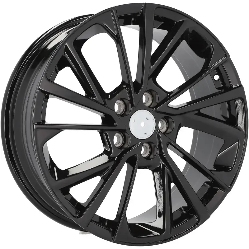 Pas Cher 4 jantes 7.0 18 5x114.3 design Toyota Fluotournage Noir Brillant