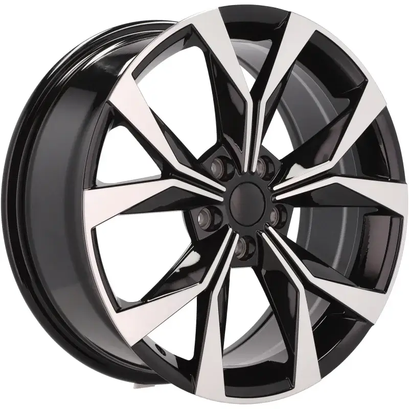 Retour Gratuit 4 jantes 8.0 20 5x112 design Skoda Odlew niskociśnieniowy Noir Brillant