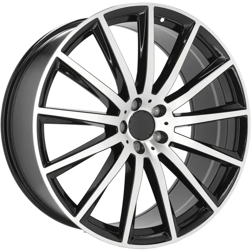 4 jantes 10.0 21 5x112 design Mercedes Fluotournage Gris Brillant Achat Immédiat