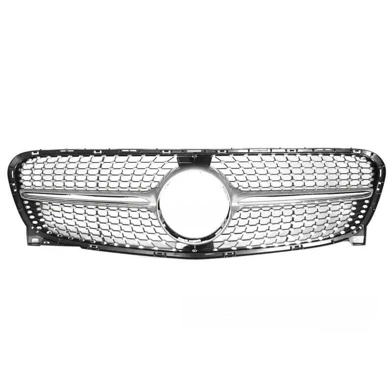Grille Diamond Silver Chrome Avant pour Mercedes GLA X156 13-16 Offre Limitée