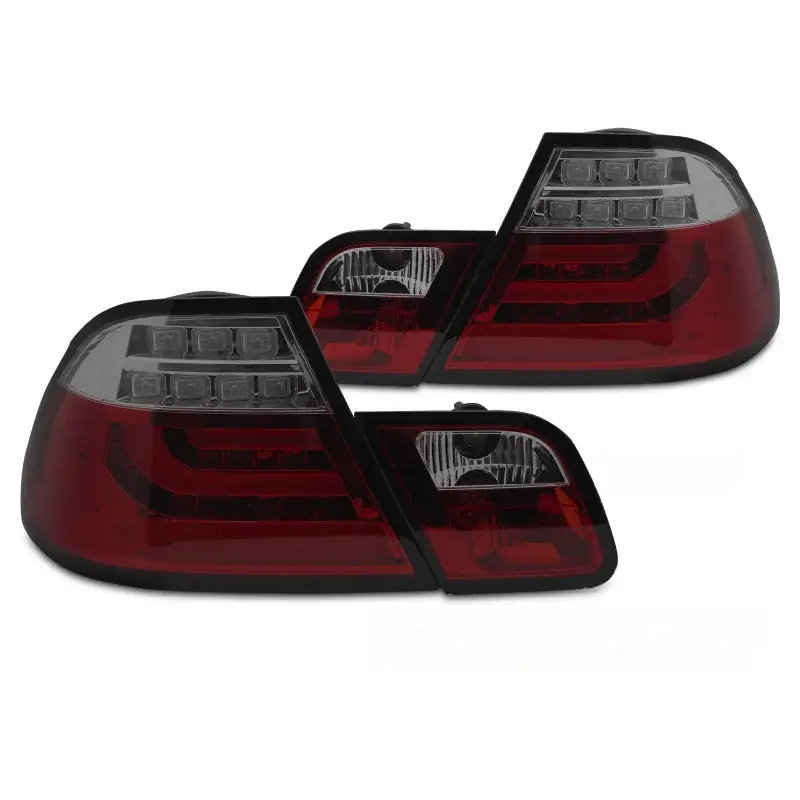 LED TAIL LIGHTS RED SMOKE fits BMW E46 03-06 COUPE Commander Maintenant