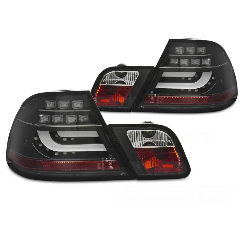 Commander Vite LED TAIL LIGHTS BLACK fits BMW E46 03-06 COUPE