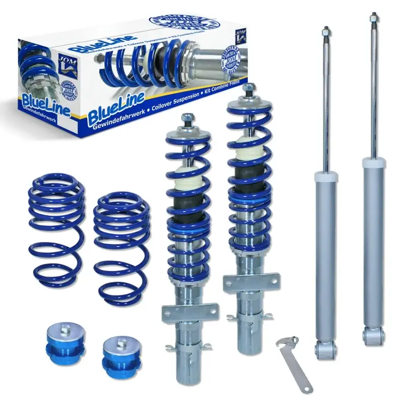 Kit combiné fileté JOM Blueline - Skoda - Fabia II Haute Qualité