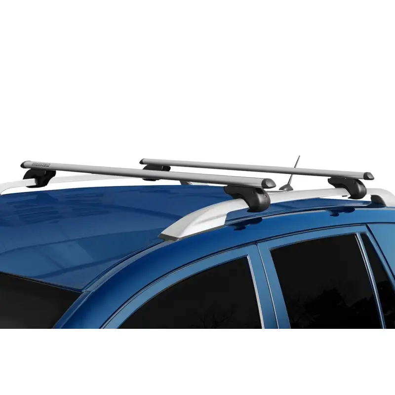 Barres de toit Aluminium pour VOLKSWAGEN Polo V (6R/6C) Cross de 2009 à 2017 - avec Barres Longitudinales Populaire