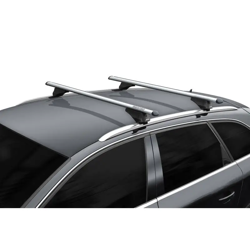 Barres de toit Aluminium pour Vw Touran de 2010 à 2015 avec barres longitudinales. Offre Exclusive