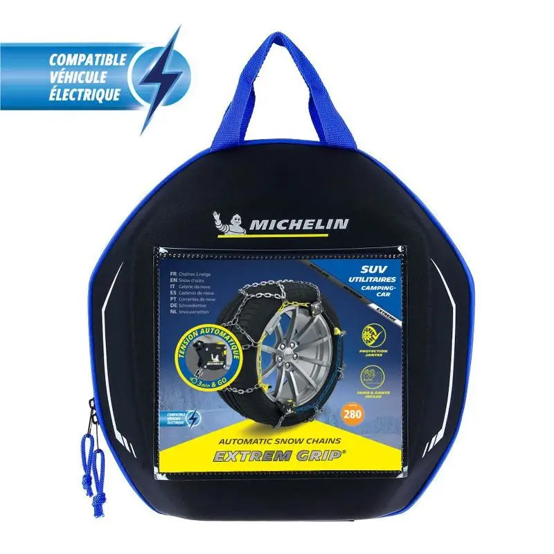Jeu de Chaines Neige pour SUV - 4x4 - Utilitaires MICHELIN Extrem Grip Automatique 4X4 n°310 | Taille: 265/60-18 Populaire