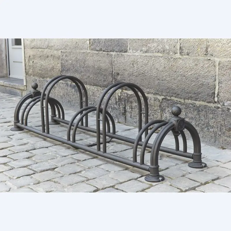 Vente Directe Râtelier à vélos 5 Vélos - 2 Niveaux modèle Versailles - Mottez B129US