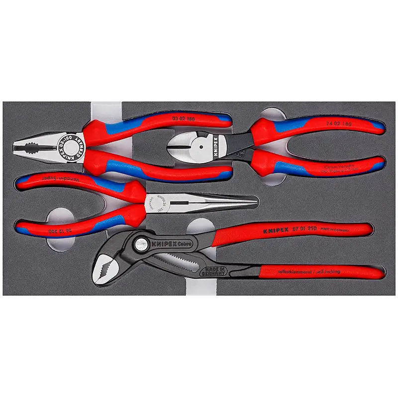 Offre Du Jour Module de 4 pinces professionnelles "Basic" Knipex | 00 20 01 V15